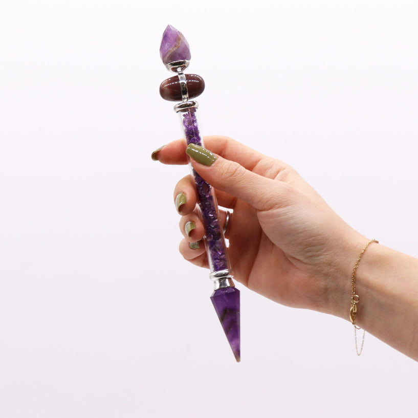 Gemstone Shiva Lingam Magic Wands