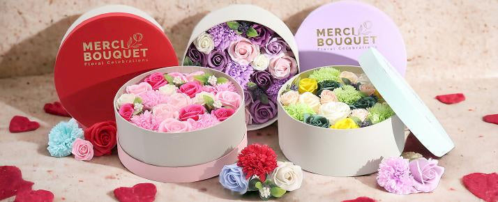 Soap Flower Gift Boxes