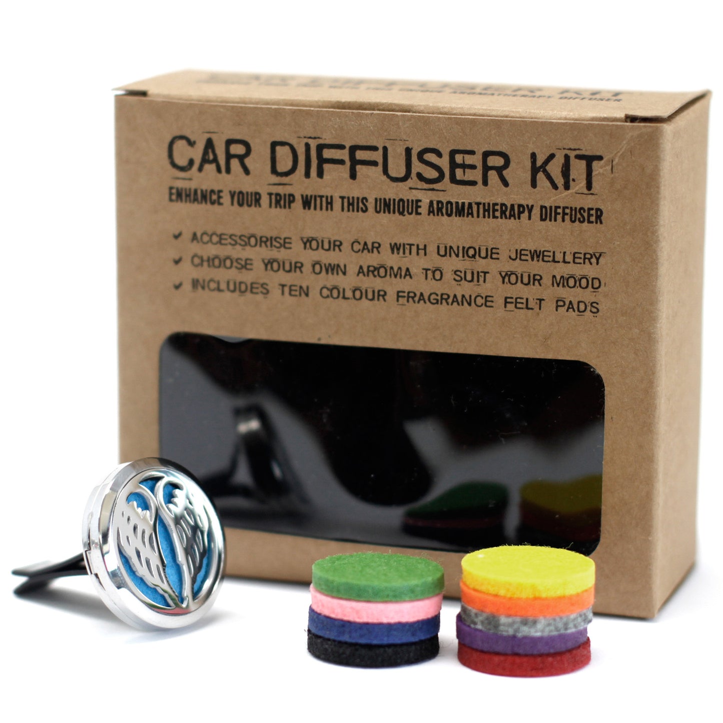 Car Diffuser Kit - Angel Wings - 30mm Aroma